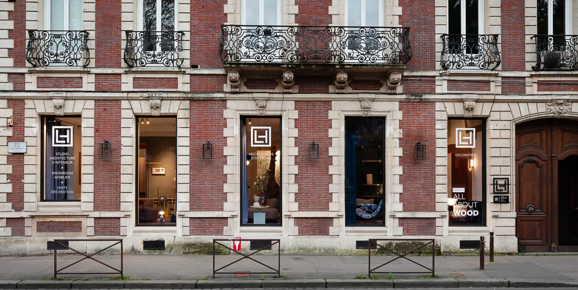 Le showroom du studio, 43 rue Jean Lecanuet à Rouen