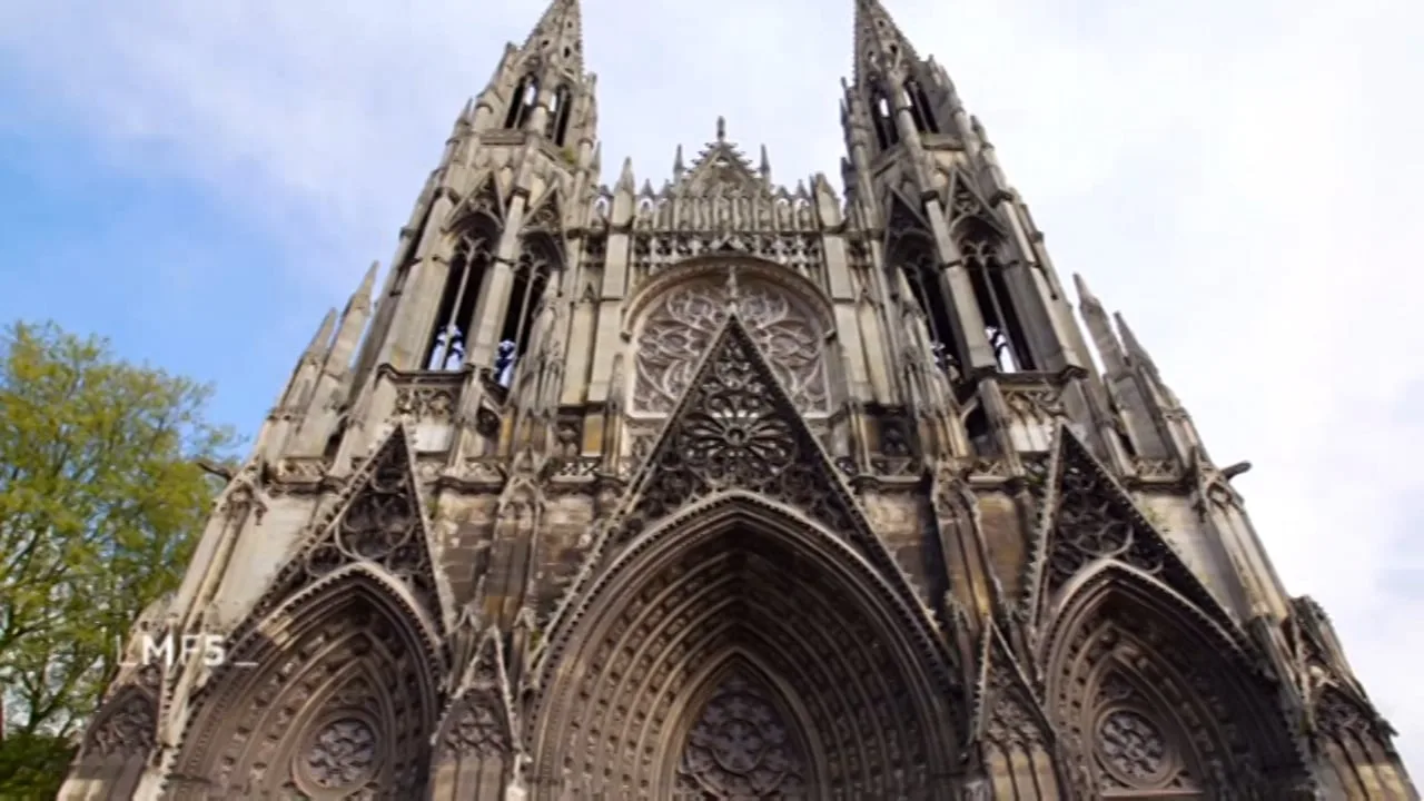 L’abbatiale Saint-Ouen à Rouen, image de l’extrait Maison France 5